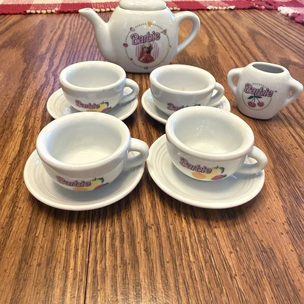 Barbie Mattel China Tea Party Porcelain Pieces Vintage‎ 1994